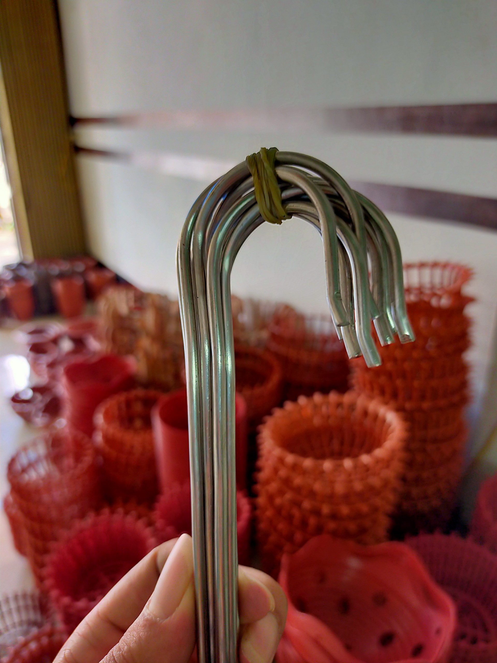 Set 10 móc nối inox treo lan 100cm - hàng loại 1 , li to , chống han rỉ