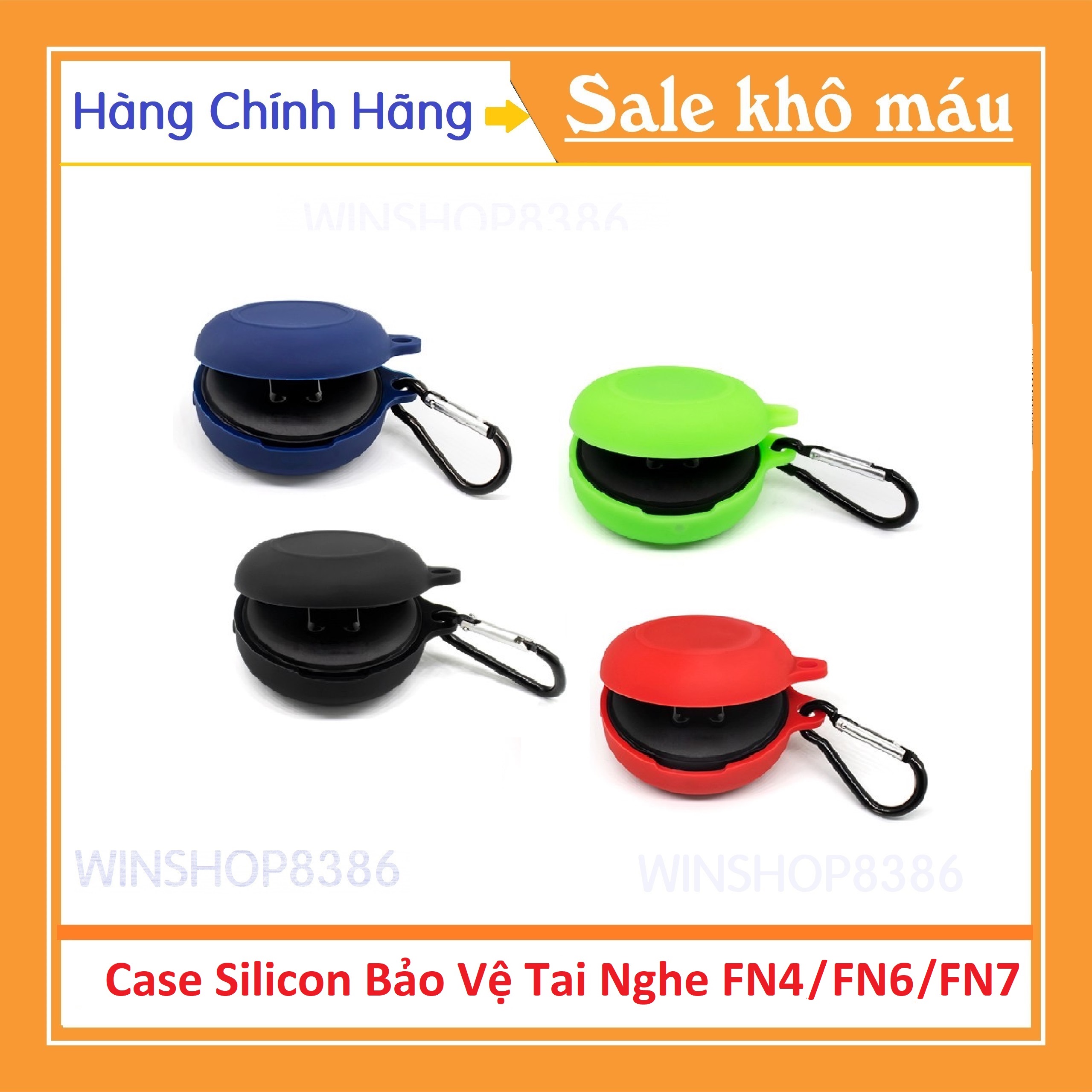 Case Bảo Vệ Bằng Silicon Cho Tai nghe LG Tone Free FN4/FN6/FN7 [Giao màu ngẫu nhiên]