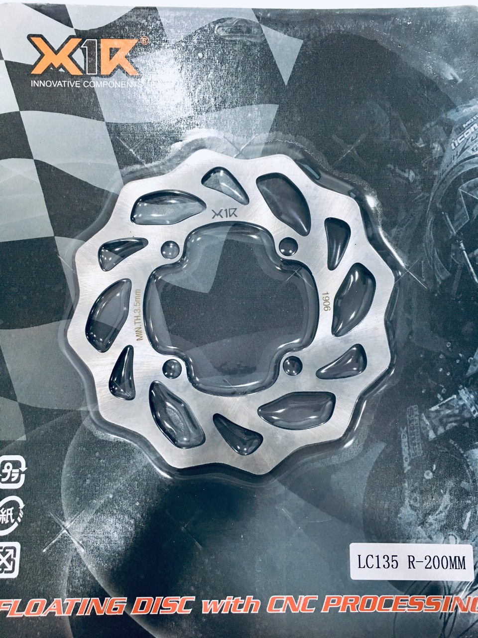 [HCM]ĐĨA THẮNG SAU X1R SIZE 200MM CHO EXCITER 135