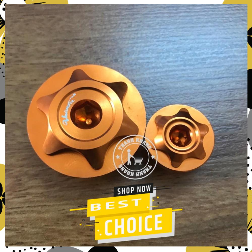 [HCM]Bộ ốc qua lăng mâm lửa dùng cho xe Winner Thanh khang 006000145 (Cam)