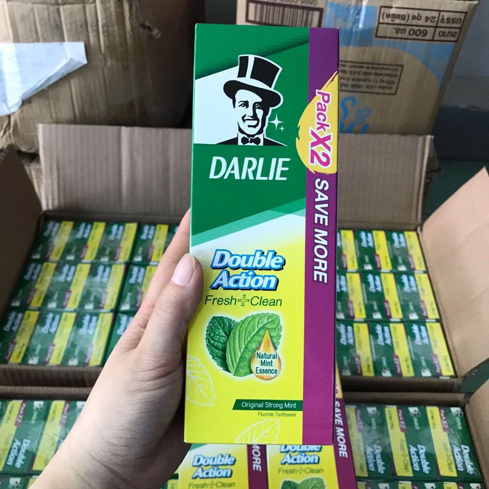 Kem đánh răng darlie ông già ông tây thái lan 340g