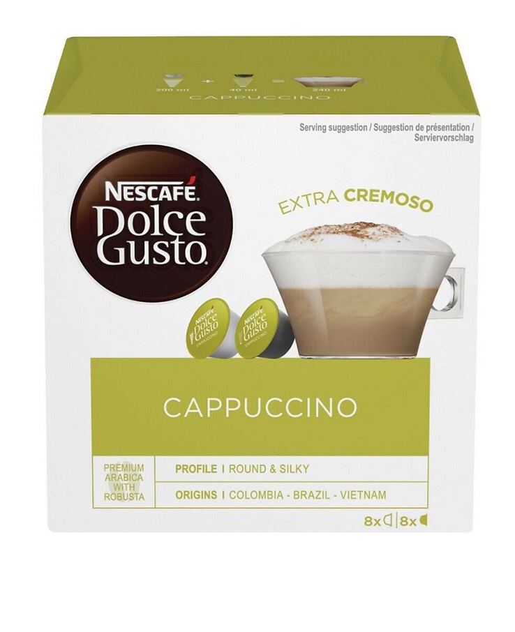 Nescafe Dolce Gusto viên nén vị Cappucino Date 04/2025