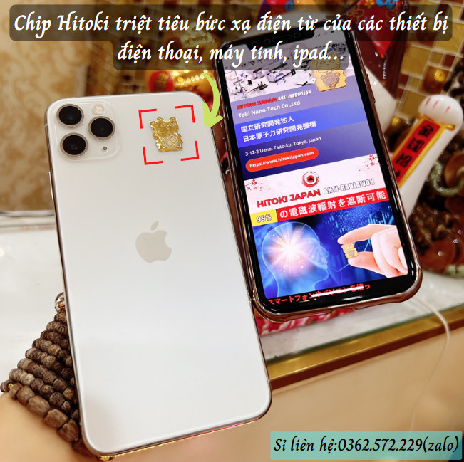 MÈO THẦN TÀI, CHIP NGĂN BỨC XẠ ĐIỆN TỪ NHẬT BẢN HITOKI CHẮN SÓNG ĐIỆN TỪ TRÊN ĐIỆN THOẠI ,LAPTOP, ĐỒ CHƠI ĐIỆN TỬ