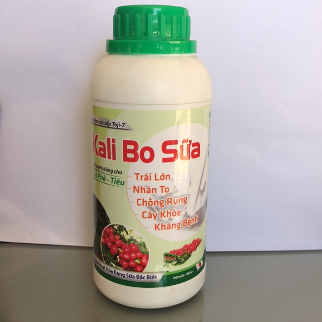 Phân bón lá kali Bo Sữa 500ml , chất lượng đảm bảo an toàn đến sức khỏe người sử dụng, cam kết hàng đúng mô tả