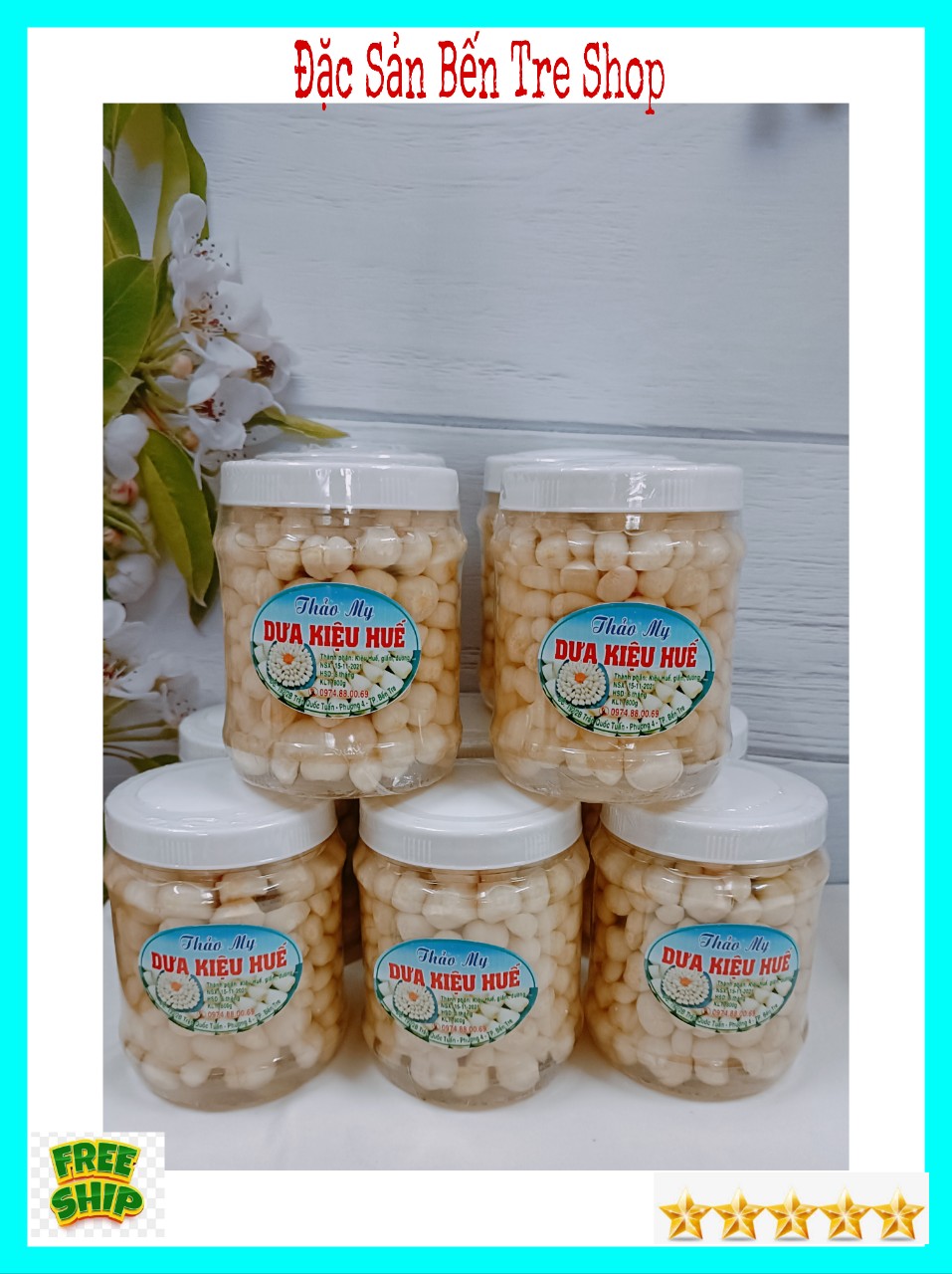 Dưa kiệu Huế chua ngọt hủ 850gr