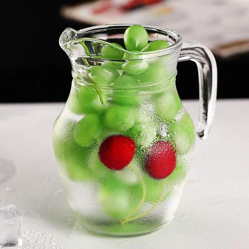 Ly Thủy Tinh Có Quai Cầm Miệng Rót Uống Trà Sữa 500 ML