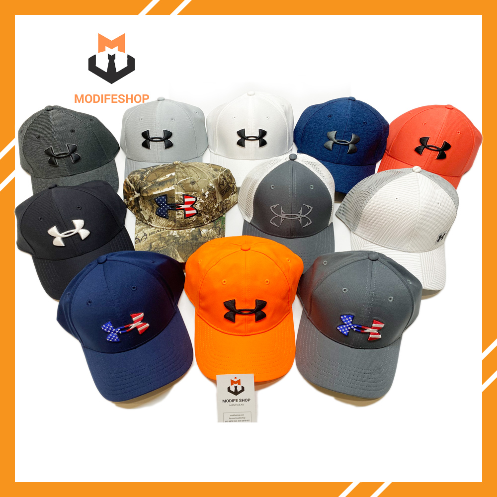 Nón/ Mũ Thời Trang UA Armor Adjustable/ Stretch Fit Cap - Modife Shop