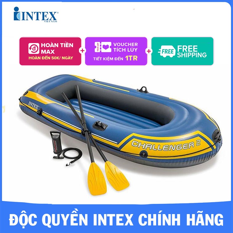 Thuyền bơm hơi INTEX Challenge 2 người 68367
