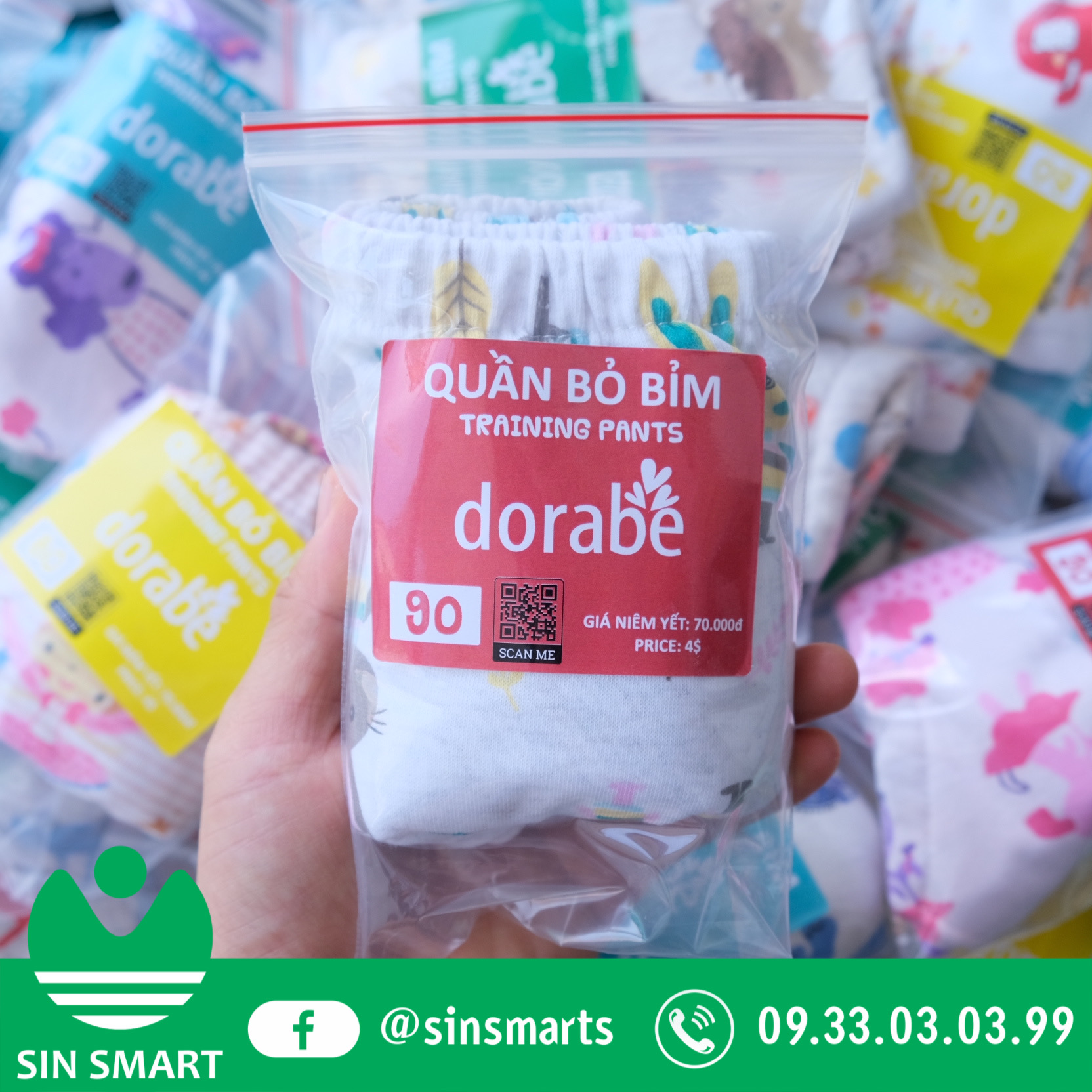 Quần bỏ bỉm Dorabe|Riokids cao cấp dành cho bé trai và bé gái từ 4 đến 22kg