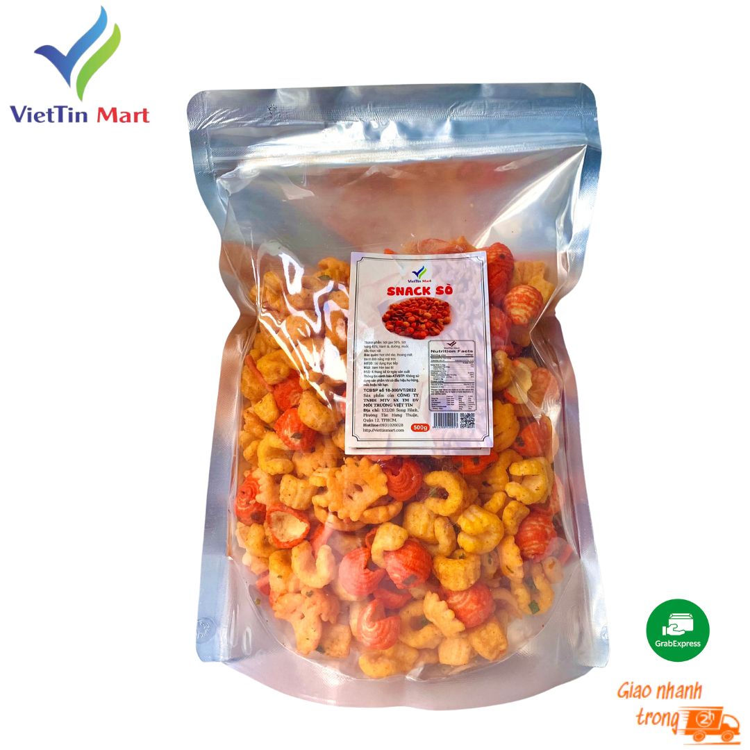 Snack thập cẩm mix nhiều vị viettin mart 500g