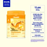 Sữa bột Vinamilk Optimum Gold 4-Hộp thiếc 850g (cho trẻ từ 2- 6 tuổi) - Sữa công thức giúp Tăng cân, chiều cao, tiêu hóa, phát triển não bộ