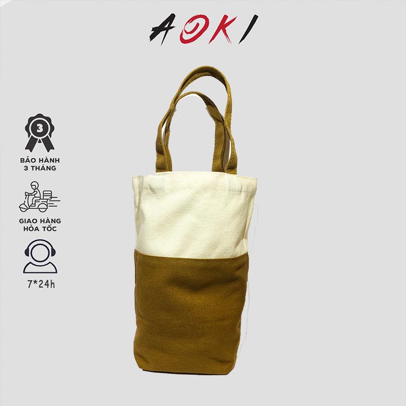 Túi Đựng Bình Nước XinhStore Mẫu Trơn