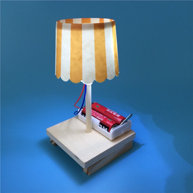 Đồ chơi stem - Bộ lắp ghép đèn ngủ bằng gỗ
