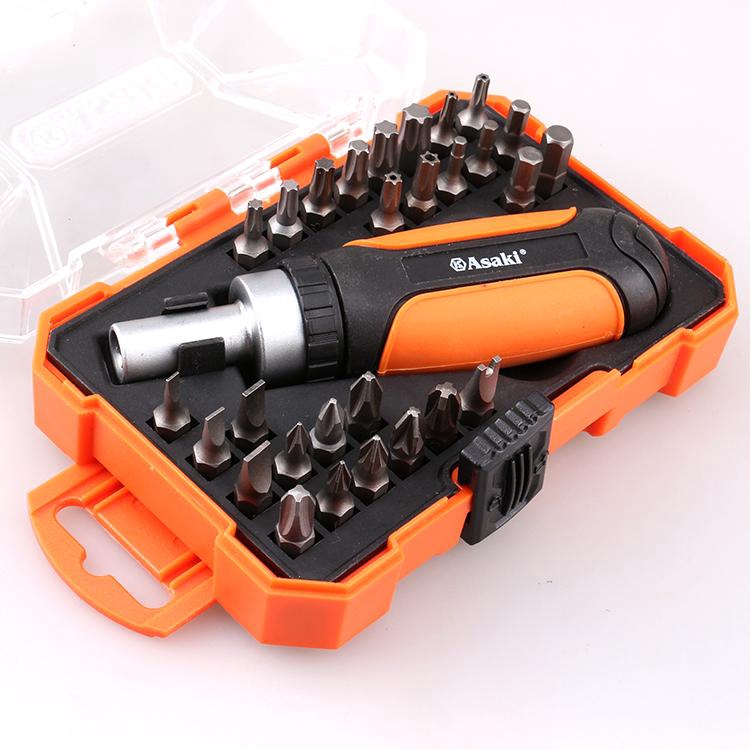 Bộ mũi víttay vặn 2 chiều asaki ak-6360