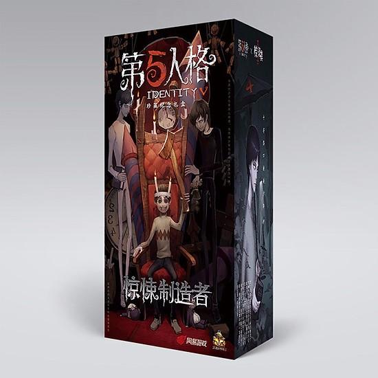 Hộp quà identity v nhân cách thứ 5 chữ nhật đứng giftbox có bình nước, ảnh dán, vòng tay, ảnh thẻ, postcard