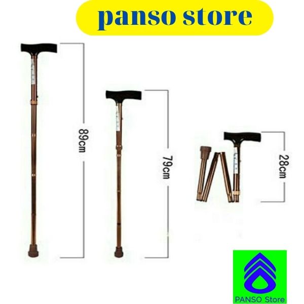 Gậy chống 1 chân cho người già lucass b27 và batoong gấp gọn tiện dụng- Panso Store