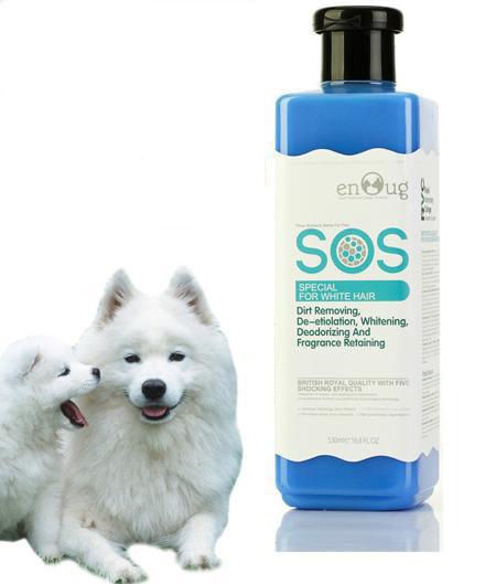 Sữa tắm SOS xanh cho chó mèo lông trắng