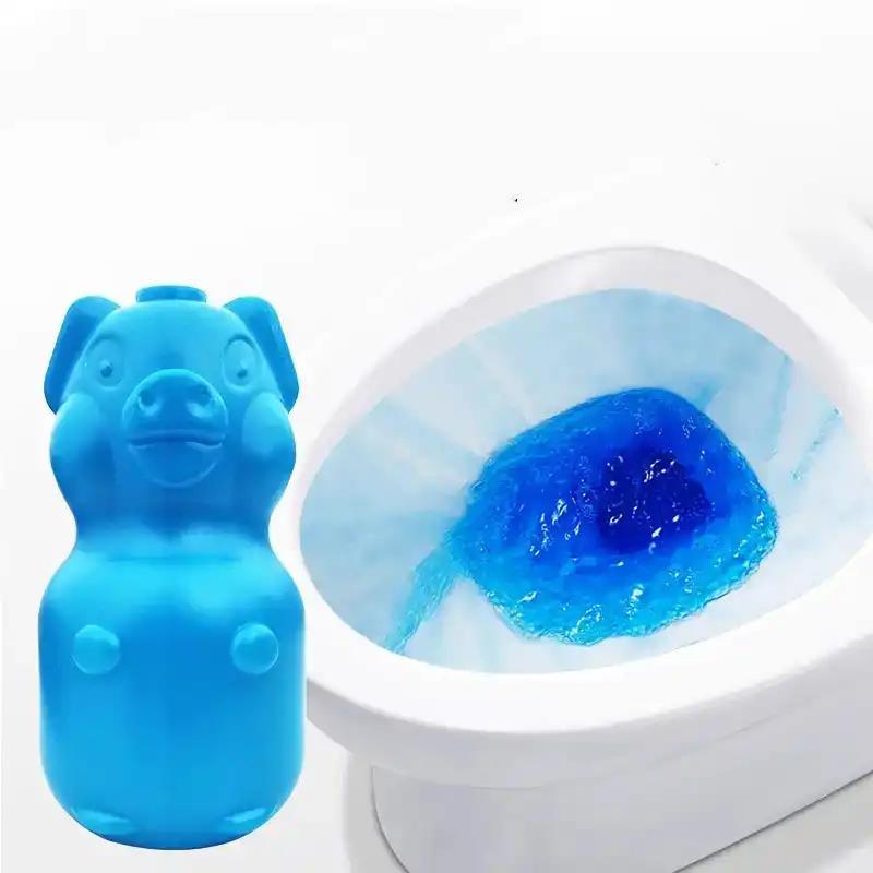 [ƯU ĐÃI SỐC  THÁNG 10-11-GIẢM GIÁ ĐẾN 50%] Tẩy bồn cầu hình con heo-Viên tẩy bồn cầu siêu sạch. Lọ tẩy bồn cầu và khử mùi hình lợn mẫu mới 2019 tẩy sạch mọi vết bẩn xua tan mọi mùi, Viên thả bồn cầu hình con lợn chống hôi và đầy bồn cầu