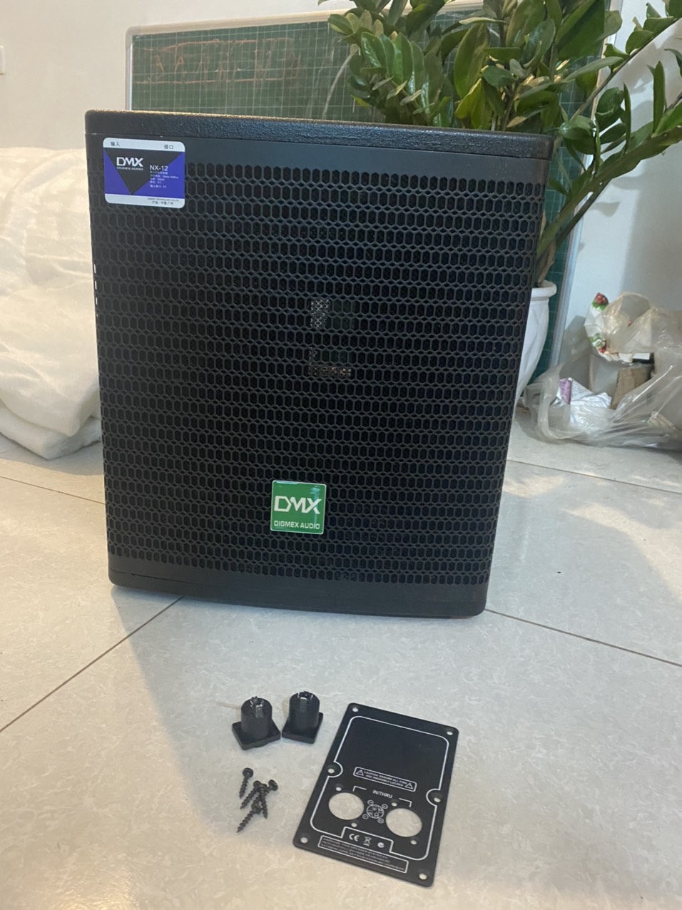 Vỏ loa sub hơi bass 30 hiệu dmx - hàng nhập khẩu từ thái lan giá trọn bộ đầy đủ phụ kiện - tặng kem bông tiêu âm"