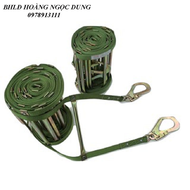 Thang dây thoát hiểm dài 5m. thang cứu hộ nhà cao tầng, thang dây thoát hiểm pccc