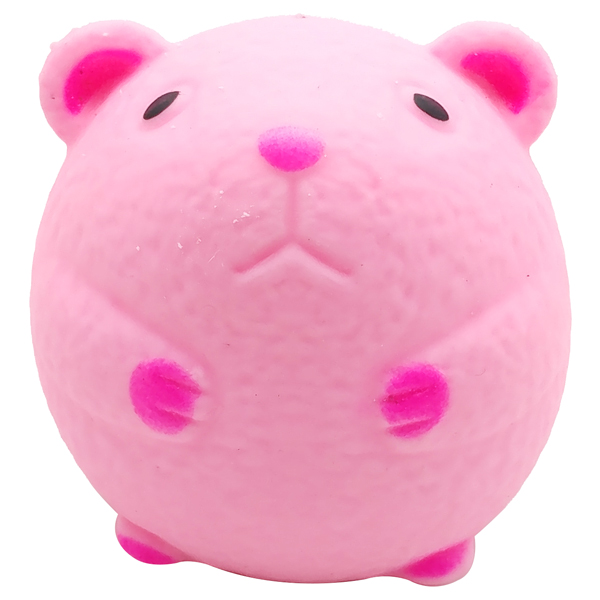 Đồ chơi squishy hình chuột con lu08 - màu hồng