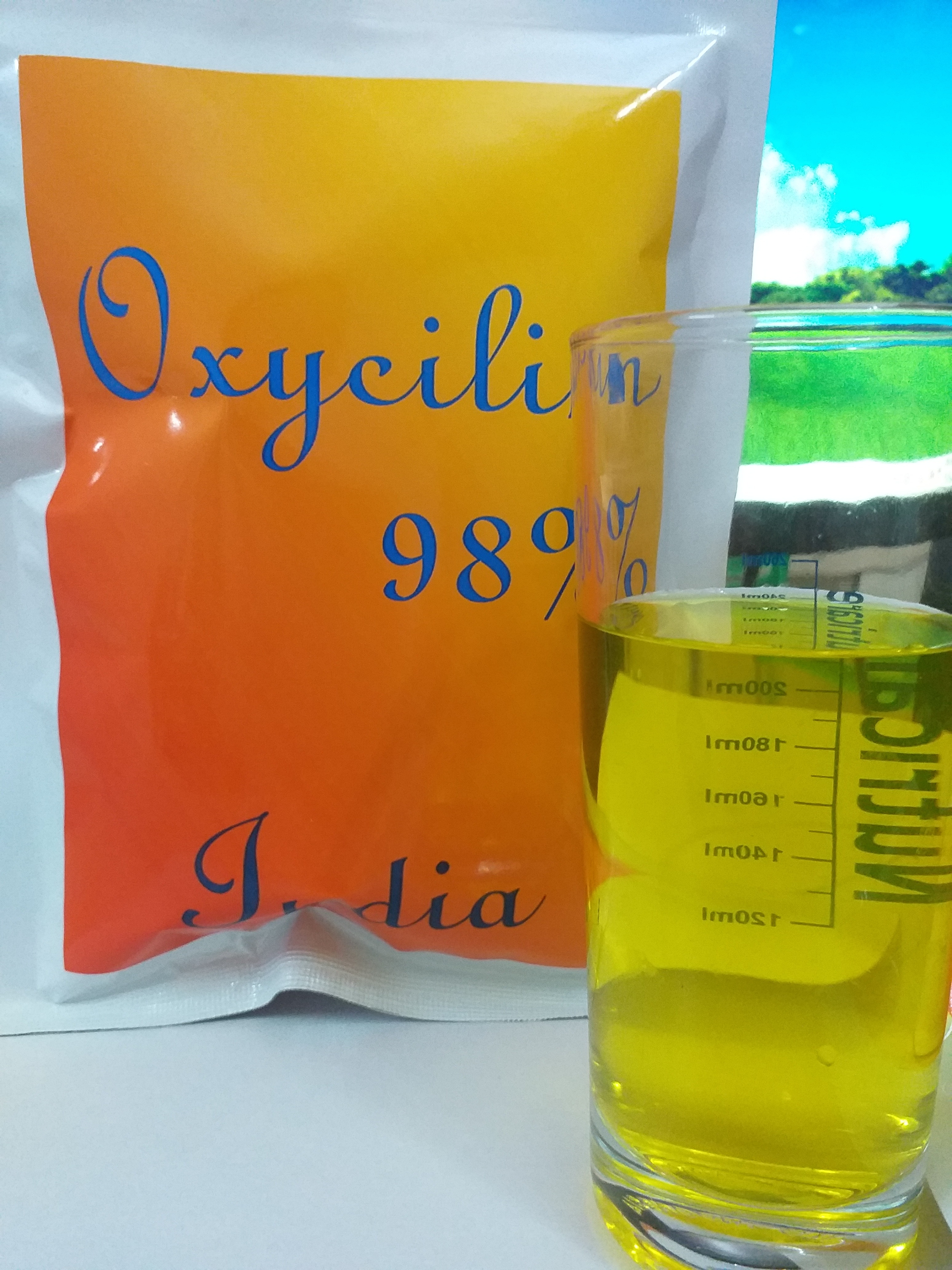 [HCM]Oxycylin -  Trị lở loét xuất huyết trên thân nhiễm trùng đốm đỏ hoại tử gan - tụy hội chứng chết sớm trên tôm động vật thủy sản(túi 500gram)