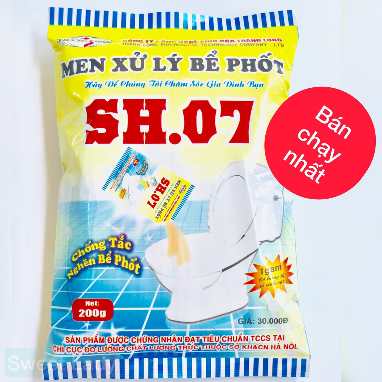 Men Xử Lý Bể Phốt Siêu Công Ty SH07