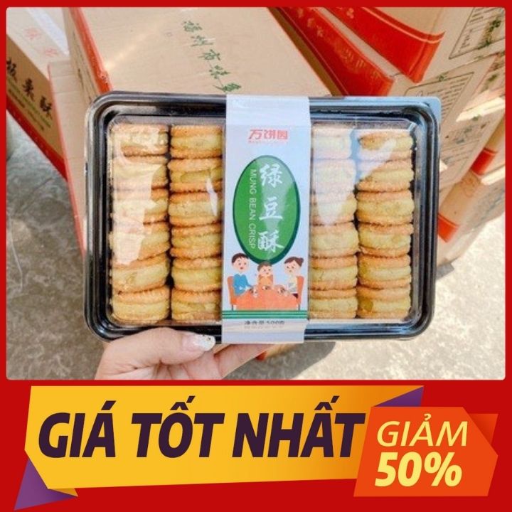 Bánh hạt dẻ mật ong đậu xanh đài loan hộp 500g 24 chiếc