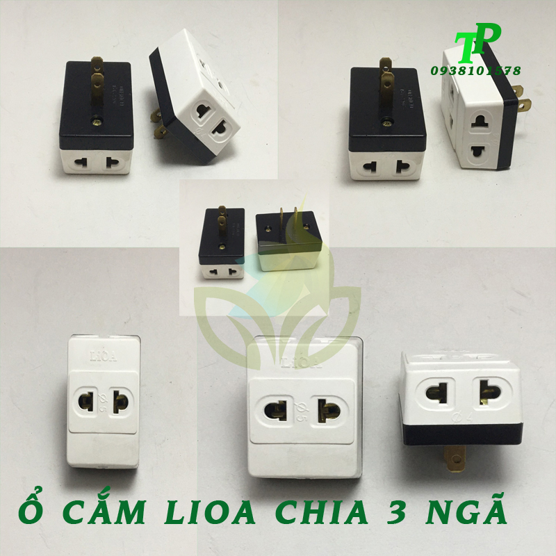 Phích cắm Lioa chia ba ngã , Ổ cắm nối chia ba ngã lioa