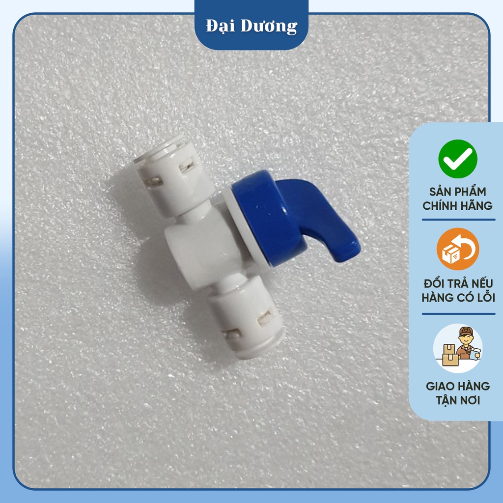 Van xả tay, van xả ngang máy lọc nước dây phi 6mm, dây phi 10 mm, van xả ngang