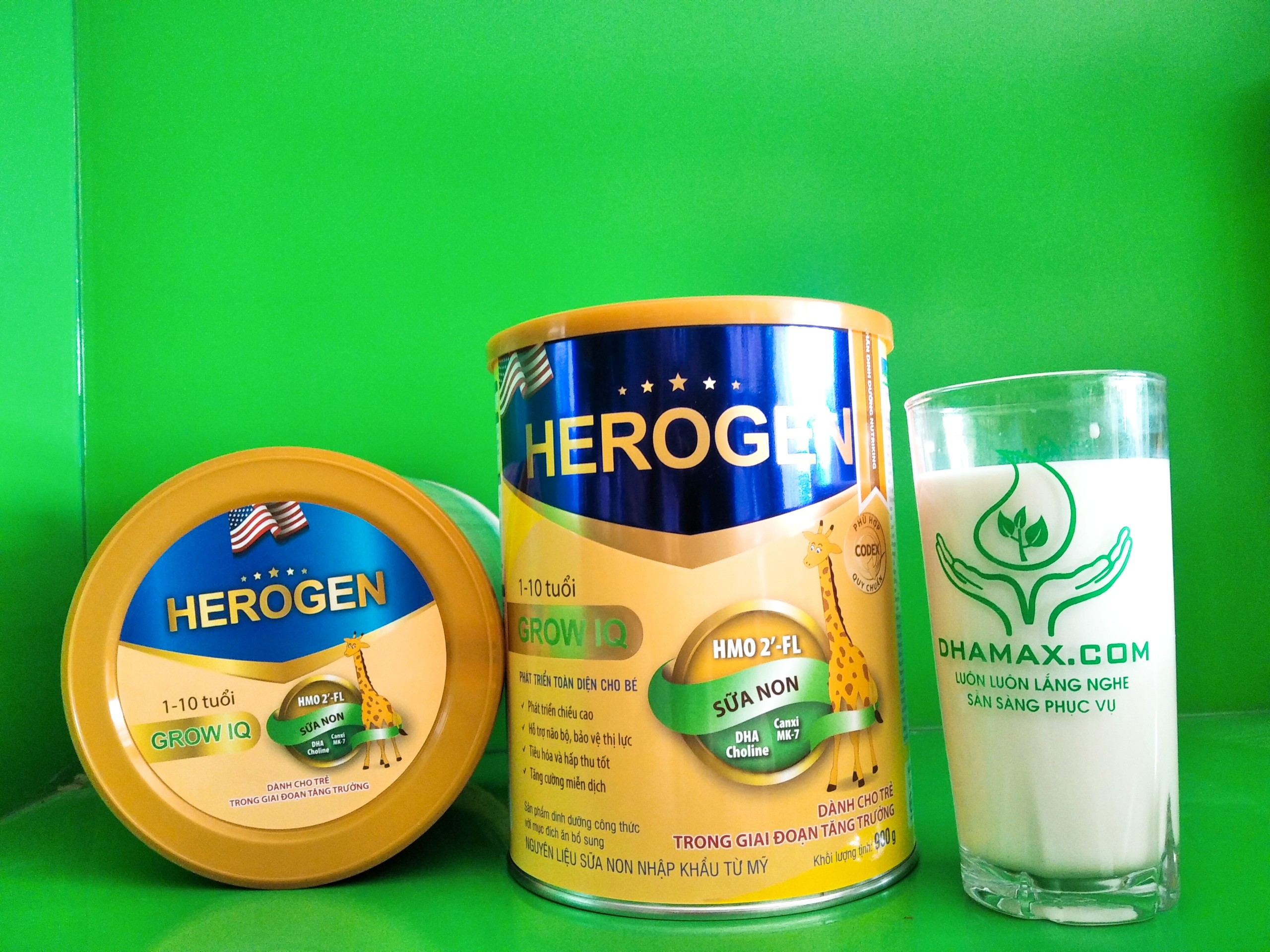 Sữa bột herogen grow iq 900g