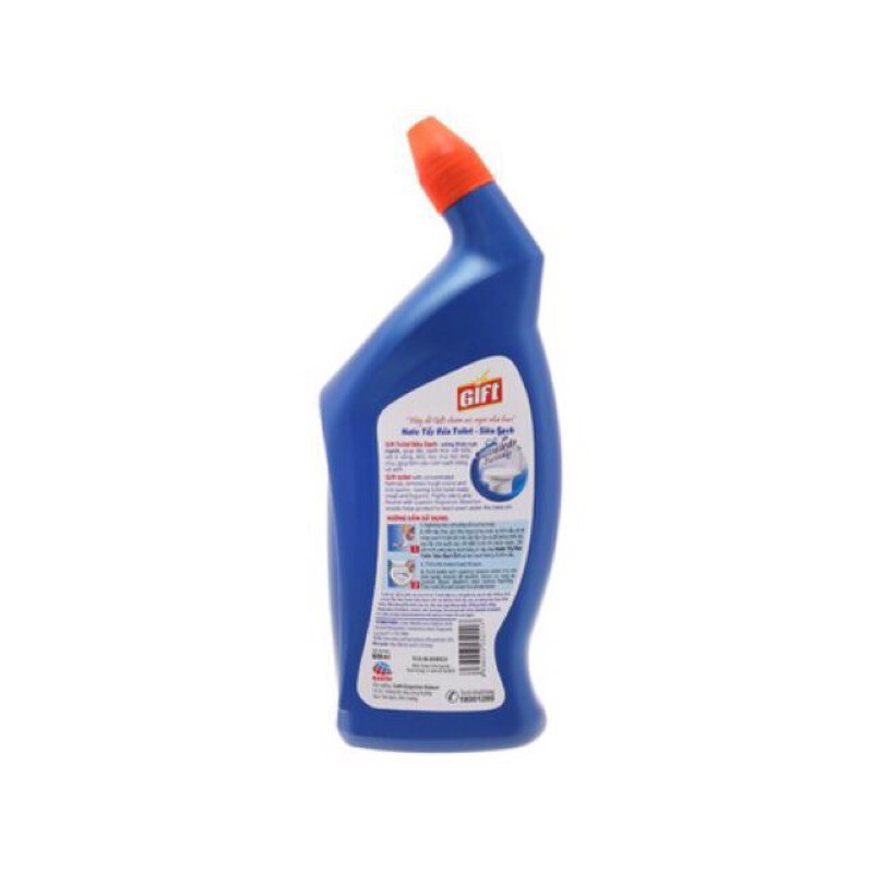 Nước tẩy bồn cầu toilet nhà vệ sinh gift đậm đặc chai 600ml