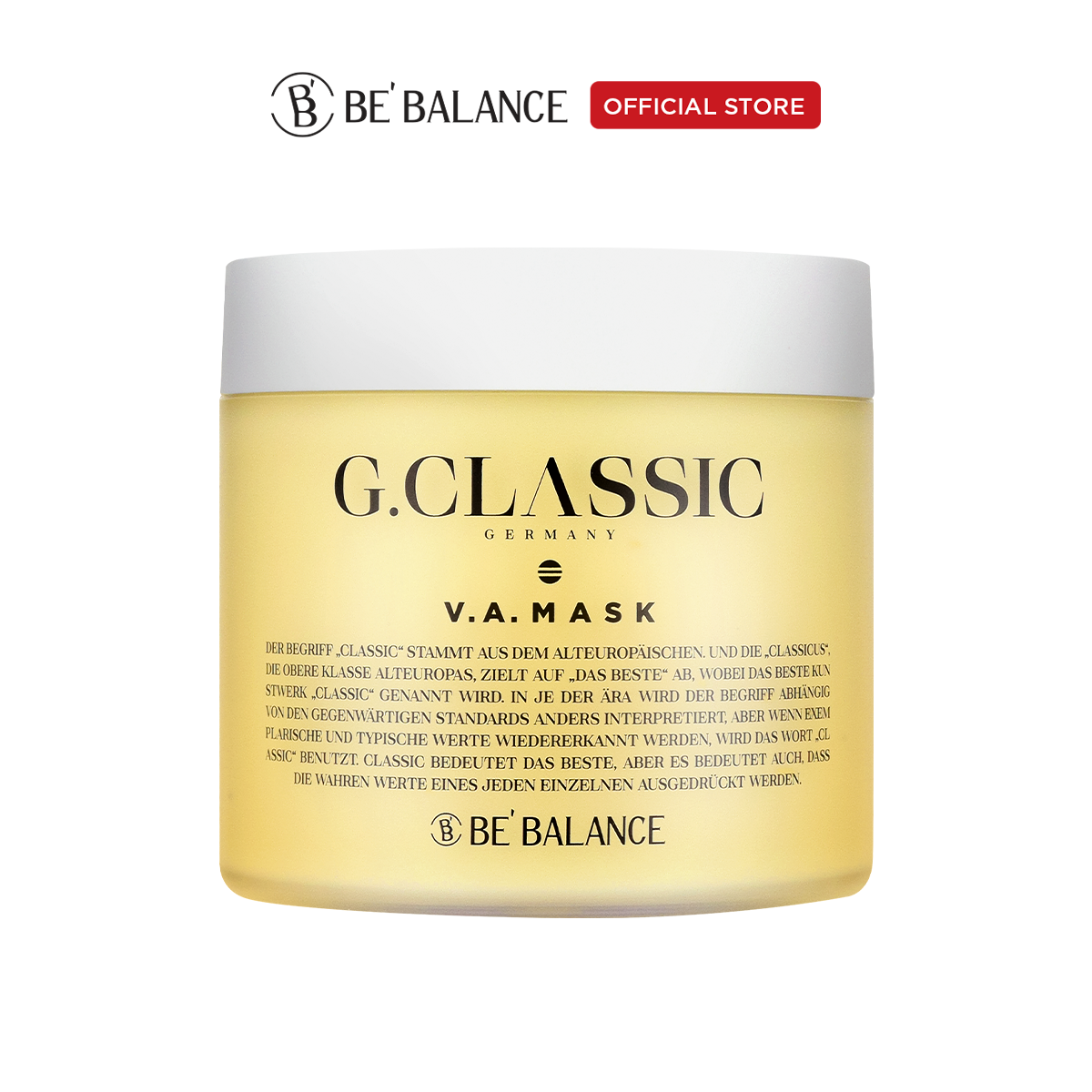 Mặt nạ ngủ chăm sóc sa, Ngừa lão hóa, Thu nhỏ lỗ chân lông Be'Balance G.Classic Vitamin A Mask
