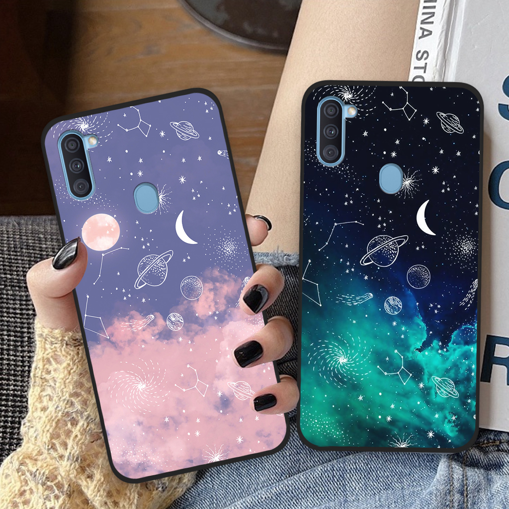 Ốp lưng Samsung Galaxy A11 / M11, ốp điện thoại samsung hoạ tiết vũ trụ, ốp lưng nhựa dẻo