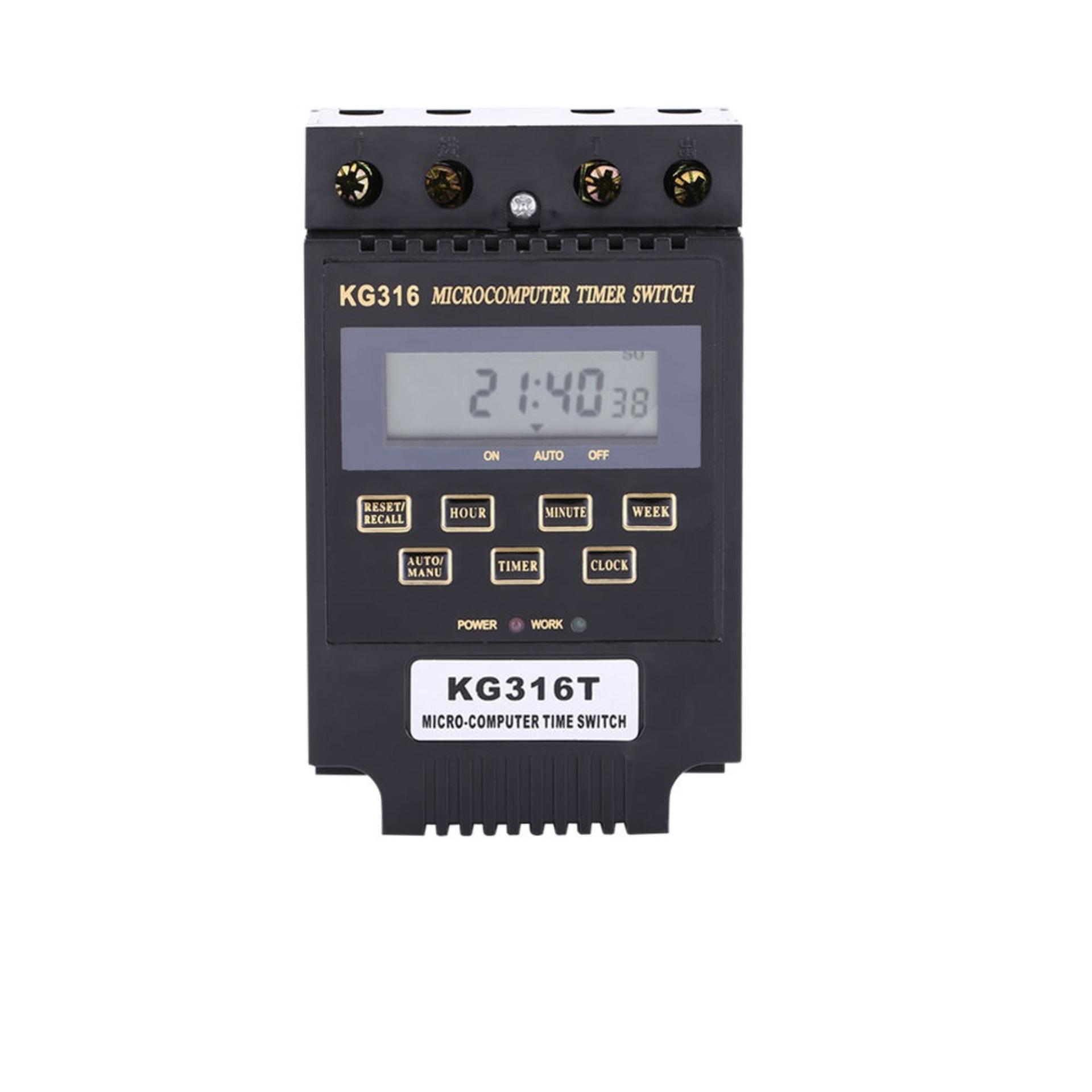 Ổ cắm hẹn giờ lập trình điện tử kg316 25a/220v