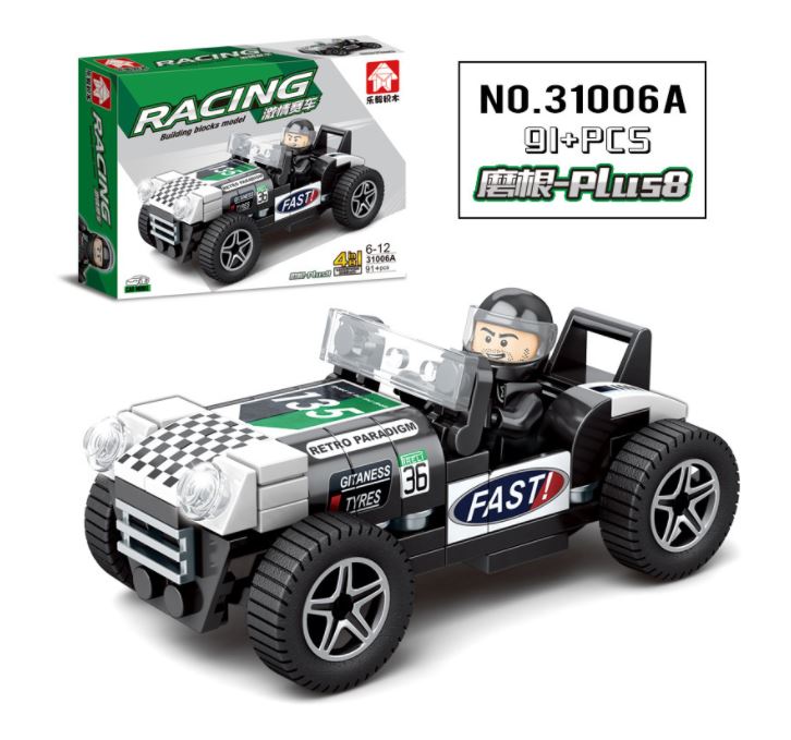 🌈 đồ chơi xếp hình lego xe đua mini size classic