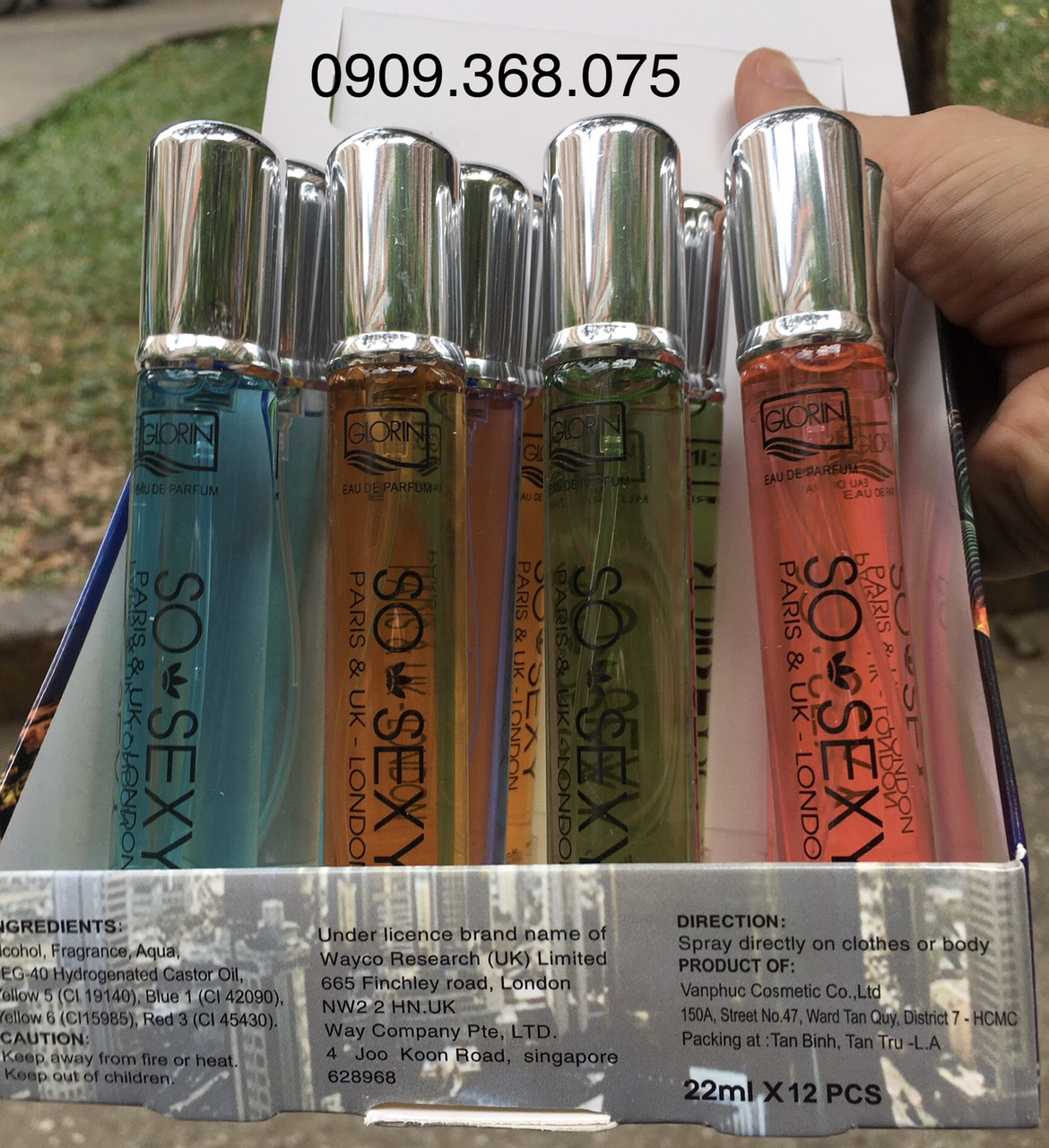 Nước hoa nữ so sexy edp- 12 chai 22ml