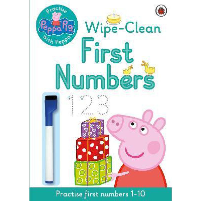 Bookmedi - peppa pig: practise with peppa: wipe-clean numbers