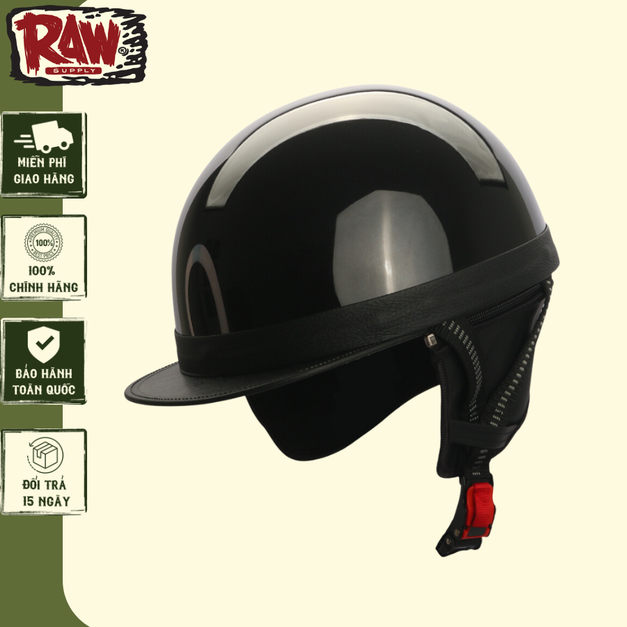 Mũ bảo hiểm nửa đầu nhật bản 1 2 Raw Boso V2 nhiều màu sắc Arrow Shop