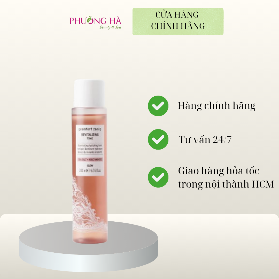 Nước Hoa Hồng Hỗ Trợ Sáng Da Comfort Zone REVITALIZING Tonic 200ml
