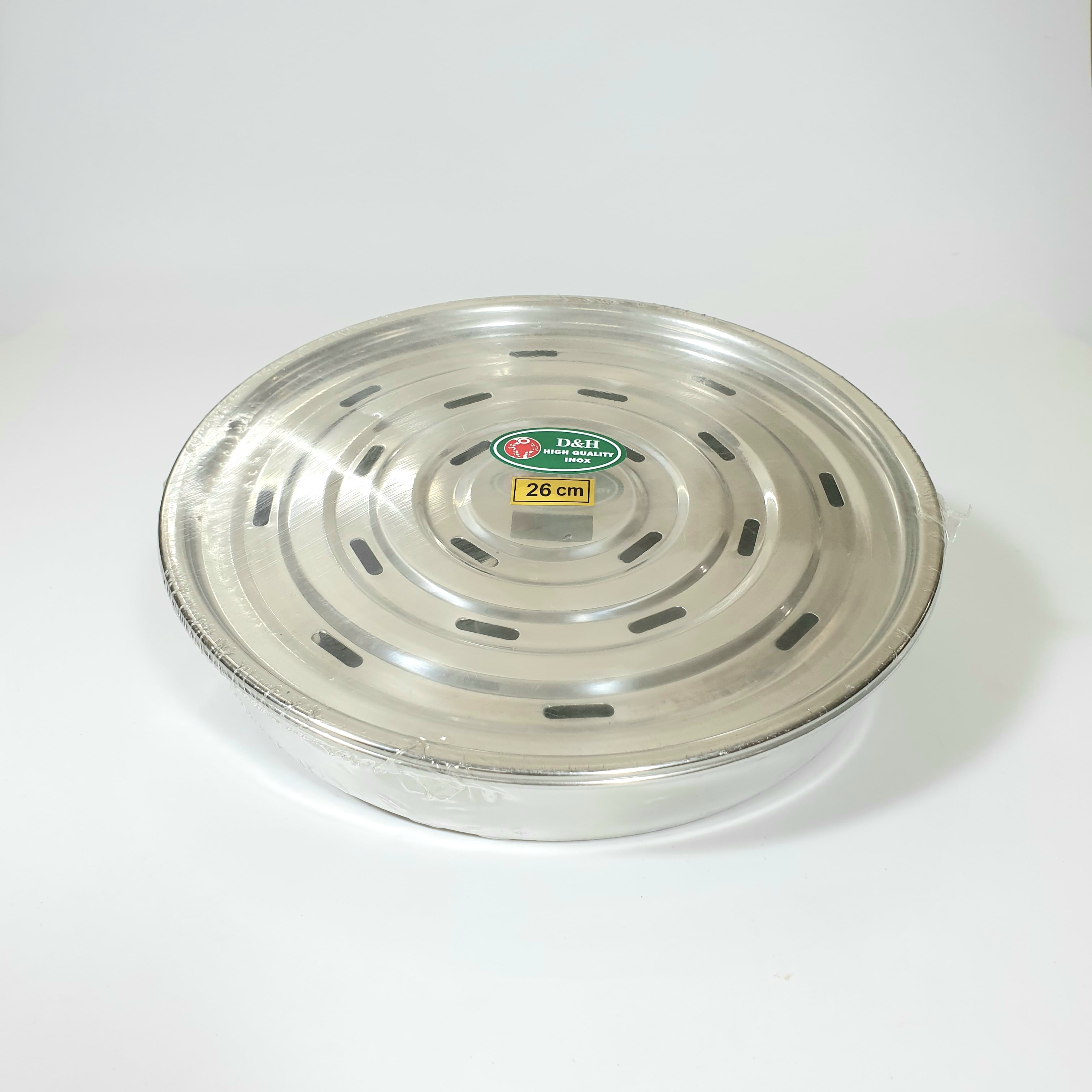 Khay úp ly tròn cao cấp inox 304 size 20-22-24-26-28-30