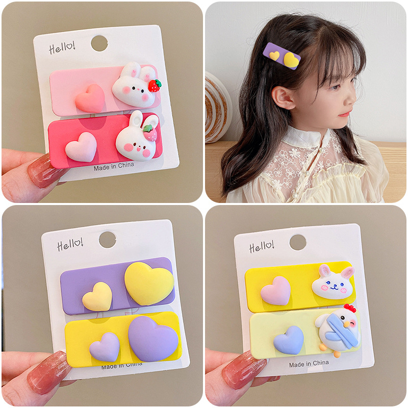 Set 2 kẹp tóc đáng yêu cho bé