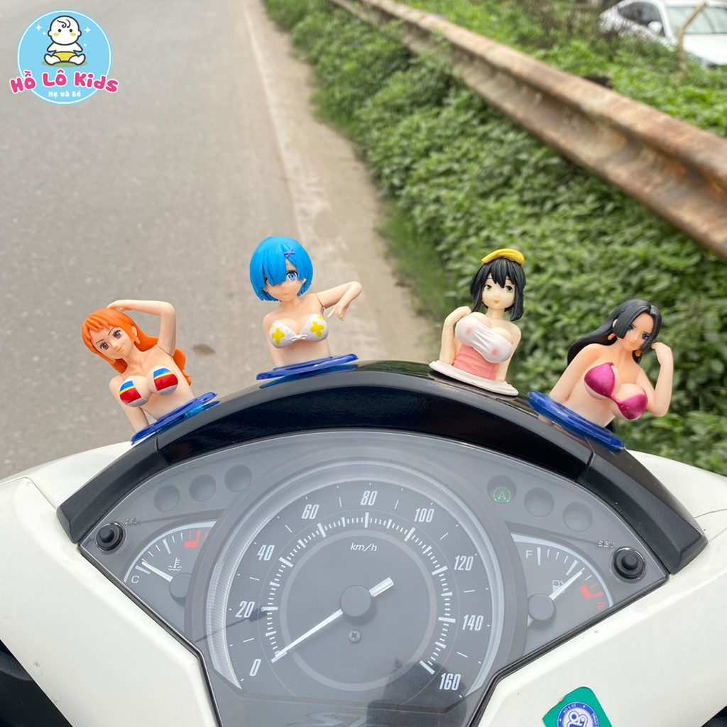 Mô hình nhân vật Anime lắc ngực Kanako gắn xe máy, ô tô Hồ Lô Kids