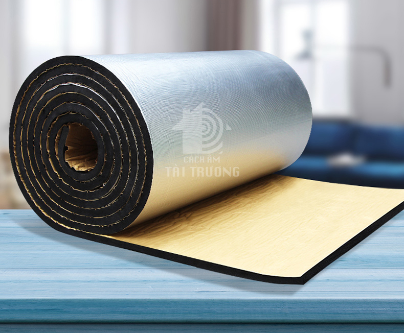 Tấm cách âm cách nhiệt chống cháy có keo