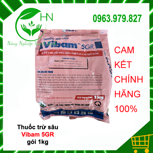 Thuốc sát trùng Vibam 5GR - Thuốc trừ sâu đục thân, tuyến trùng