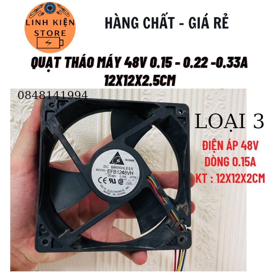 Quạt DC48V thổi sương cho bộ phun sương 10 mắt