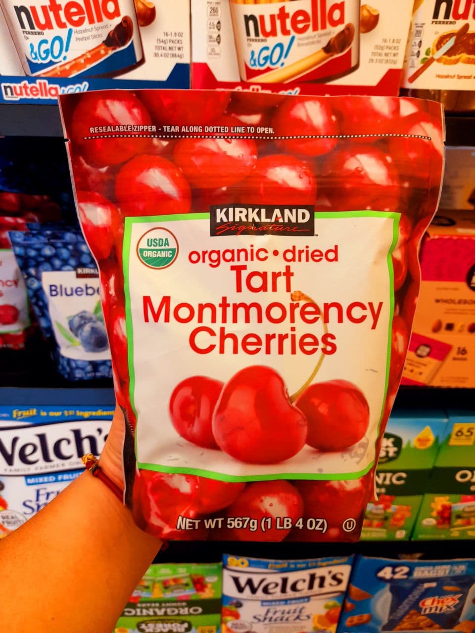 Cherry sấy khô Kirkland 567g