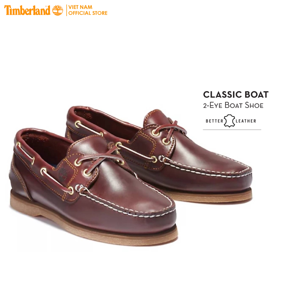 [Original] Timberland Giày Lười Nữ Amherst 2Eye Classic Boat TB072333