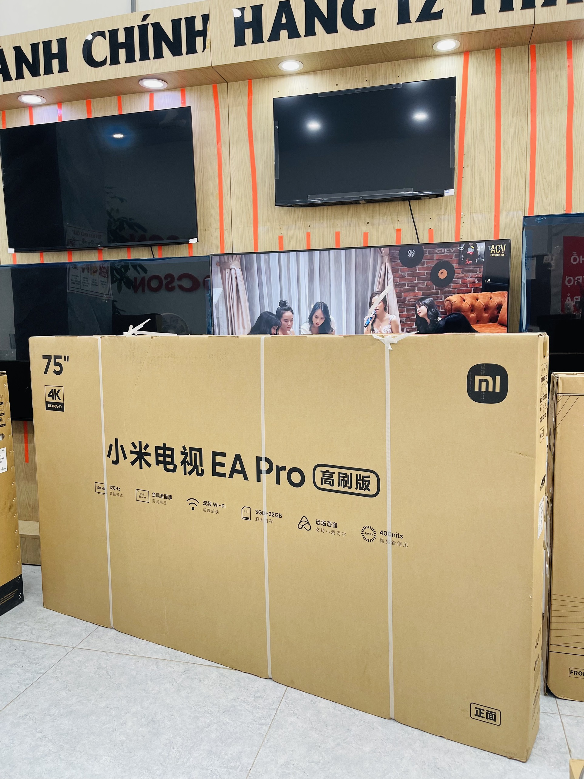 Smart Tivi EA Pro 75 inch 4K 2024 - BẢN NỘI ĐỊA - SẴN TV , GIỌNG NÓI TV