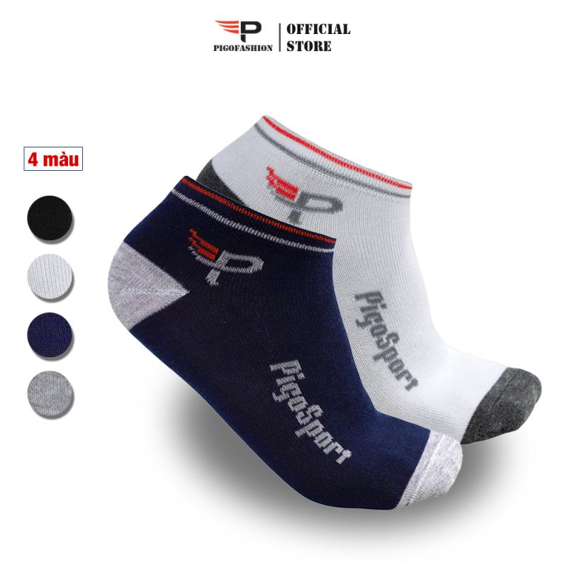 Đôi tất vớ nam pigo fashion cổ ngắn thoáng mát hút ẩm vnp01 - 1 đôi